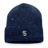 Seattle Kraken Fanatics Authentic Pro Rink Pinnacle Cuffed Knit Hat - Deep Sea Blue Hats