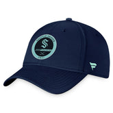 Seattle Kraken Fanatics 2021 Authentic Pro Training Camp Flex Hat - Navy Hats