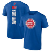 Detroit Pistons Personalized Playmaker Team T-Shirt sale - Blue online