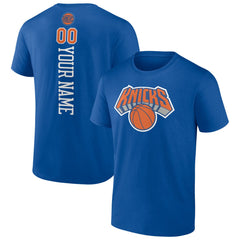 New York Knicks Personalized Playmaker Team T-Shirt - Blue shop