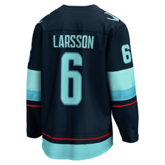 Adam Larsson Seattle Kraken Fanatics Home Breakaway Player Jersey - Deep Sea Blue Jerseys