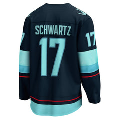 Jaden Schwartz Seattle Kraken Fanatics Home Breakaway Player Jersey - Navy Jerseys