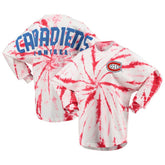 Montreal Canadiens Women's Spiral Tie-Dye Long Sleeve T-Shirt - Red T-shirts