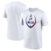 Buffalo Bills Icon Legend Performance T-Shirt - White for sale