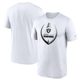 Las Vegas Raiders Icon Legend Performance T-Shirt - White for sale