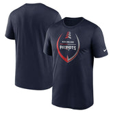 New England Patriots Icon Legend Performance T-Shirt - Navy outlet