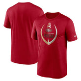 San Francisco 49ers Icon Legend Performance T-Shirt - Scarlet on sale