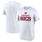 Tampa Bay Buccaneers Legend Community Performance T-Shirt - White discount