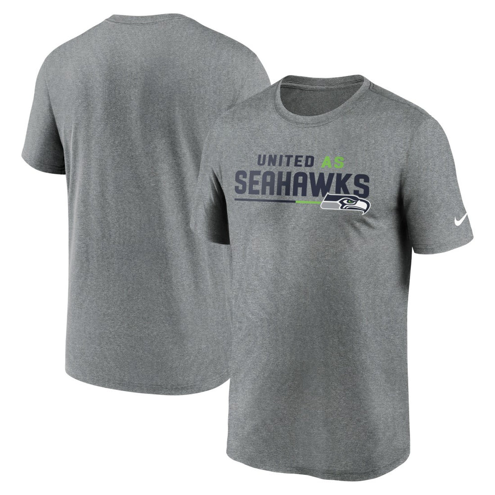 Seattle Seahawks Legend Team Shoutout Performance T-Shirt - Heather Gray on sale