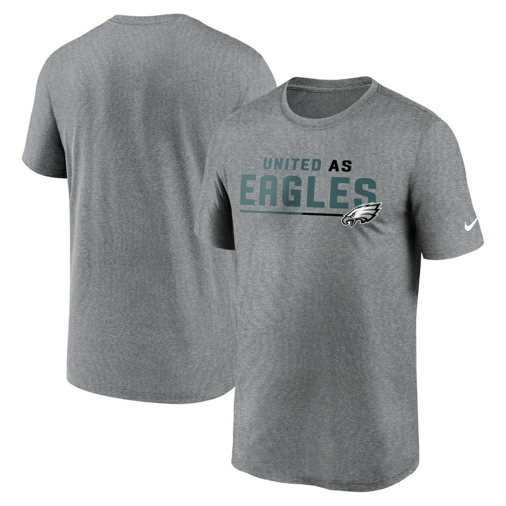Philadelphia Eagles Legend Team Shoutout Performance T-Shirt - Heather Gray discount