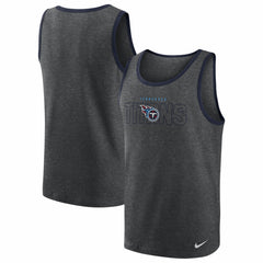 Tennessee Titans Tri-Blend Tank Top - Heathered Charcoal outlet