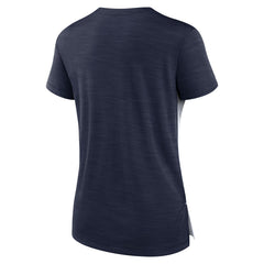 Tennessee Titans Women's Impact Exceed Performance Notch Neck T-Shirt - White/Navy on sale