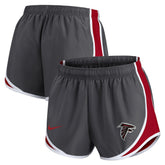 Atlanta Falcons Women's Team Logo Performance Tempo Shorts - Charcoal discount