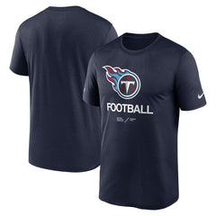 Tennessee Titans Sideline Infograph Performance T-Shirt - Navy outlet