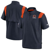 Chicago Bears Sideline Coaches Chevron Lockup Pullover Top - Navy sale