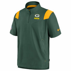 Green Bay Packers Sideline Coaches Chevron Lockup Pullover Top - Kelly Green discount