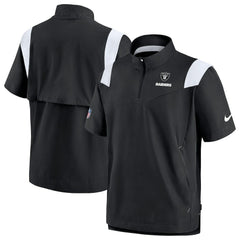 Las Vegas Raiders Sideline Coaches Chevron Lockup Pullover Top - Black online