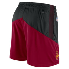 Washington Commanders Sideline Primary Lockup Performance Shorts - Black/Burgundy online
