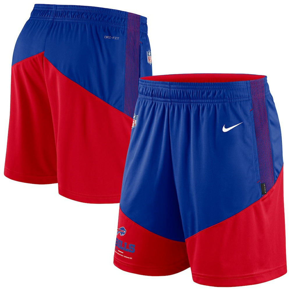 Buffalo Bills Sideline Primary Lockup Performance Shorts - Royal/Red cheap