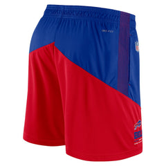 Buffalo Bills Sideline Primary Lockup Performance Shorts - Royal/Red cheap