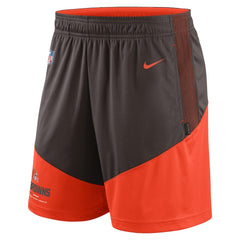 Cleveland Browns Sideline Primary Lockup Performance Shorts - Brown/Orange online