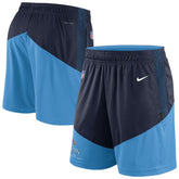 Tennessee Titans Sideline Primary Lockup Performance Shorts - Navy/Light Blue sale