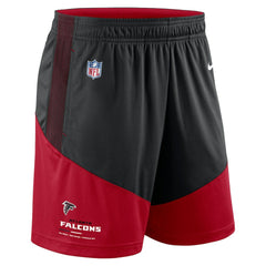 Atlanta Falcons Sideline Primary Lockup Performance Shorts - Black/Red discount