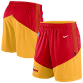 Kansas City Chiefs Sideline Primary Lockup Performance Shorts - Red/Gold outlet