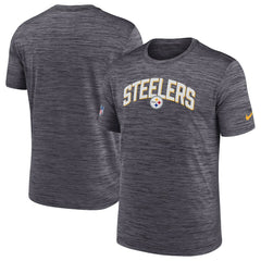 Pittsburgh Steelers Sideline Velocity Athletic Stack Performance T-Shirt - Black discount