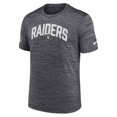 Las Vegas Raiders Sideline Velocity Athletic Stack Performance T-Shirt - Black on sale