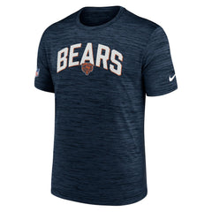 Chicago Bears Sideline Velocity Athletic Stack Performance T-Shirt - Navy on sale