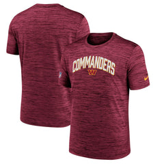 Washington Commanders Sideline Velocity Athletic Stack Performance T-Shirt - Burgundy online