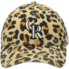 Colorado Rockies Women's Bagheera Cheetah Clean up Adjustable Hat Tan