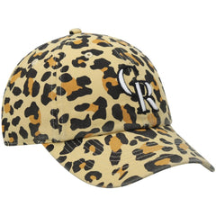 Colorado Rockies Women's Bagheera Cheetah Clean up Adjustable Hat Tan
