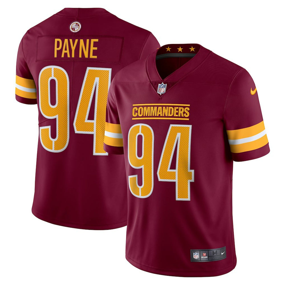 Da'Ron Payne Washington Commanders Vapor Limited Jersey - Burgundy cheap