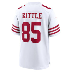 George Kittle San Francisco 49ers Team Game Jersey - White for sale