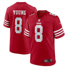 Steve Young San Francisco 49ers Retired Game Player Jersey - Scarlet outlet