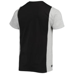 Los Angeles Chargers Refried Apparel Sustainable Split T-Shirt - Black/Heathered Gray cheap