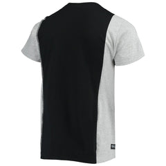 Las Vegas Raiders Refried Apparel Sustainable Split T-Shirt - Black/Heathered Gray on sale