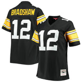 Terry Bradshaw Pittsburgh Steelers Women's Legacy Replica Player Jersey - Black discount