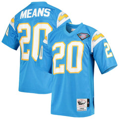 Natrone Means Los Angeles Chargers 1994 Authentic Throwback Retired Player Jersey - Powder Blue discount