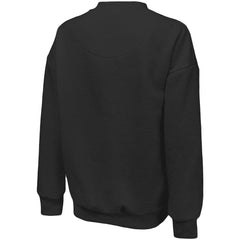 Brooklyn Nets Majestic Threads Women's Bank Shot Pullover Tri-Blend Sweatshirt - Black discount