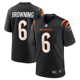 Jake Browning Cincinnati Bengals Game Jersey - Black outlet