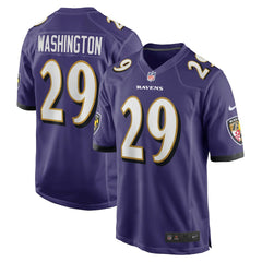 Ar'Darius Washington Baltimore Ravens Player Game Jersey - Purple sale