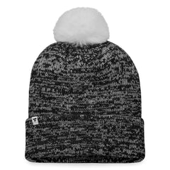 San Francisco Giants Women's Iconic Cuffed Knit Hat with Pom Black/White