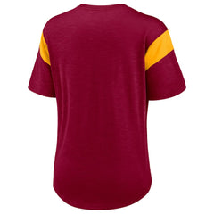 Washington Commanders Women's Primary Logo Fashion Top - Burgundy outlet