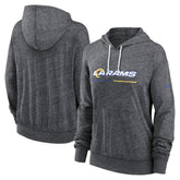 Los Angeles Rams Women's Team Spirit Gym Vintage Lightweight Hoodie Top - Heather Charcoal online