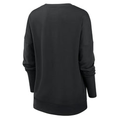 New Orleans Saints Women's Rewind Playback Icon Performance Pullover Sweatshirt - Black for sale