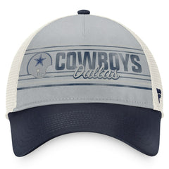 Dallas Cowboys True Classic Retro Trucker Snapback Hat - Gray/Navy for sale