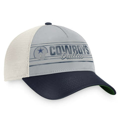 Dallas Cowboys True Classic Retro Trucker Snapback Hat - Gray/Navy for sale